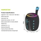 Портативная колонка HOPESTAR P90 Mini 15W Черная - изображение 2
