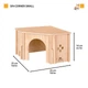 Домик для хомяков Ferplast SIN CORNER 25х25х16 см угловой (84647230) - изображение 3