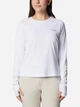 Спортивный лонгслив женский Columbia 919011987 L Белый (1163227180) - изображение 1