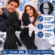 Перчатки зимние унисекс Mil-Tec Thinsulate Softshell 12521302 утепленные 40 г/м² с сенсорными пальцами размер 2XL черные Black - изображение 6