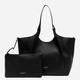 Zestaw (torebka shopper + kosmetyczka) damski skórzany Gianni Chiarini BS-9720-RNGDBL-T.U.-001 Czarny (800070360590) - obraz 1