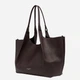 Zestaw (torebka shopper + kosmetyczka) damski skórzany Gianni Chiarini BS-9720-RNGDBL-T.U.-2107 Ciemnobrązowy (800070360592) - obraz 6
