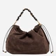 Torebka hobo damska zamszowa Gianni Chiarini BS-12260-CM-PL-974 Ciemnobrązowa (800070361173) - obraz 3