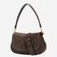 Torebka crossbody damska zamszowa Gianni Chiarini BS-12618-CM-PL-974 Ciemnobrązowa (800070361180) - obraz 5