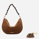 Torebka hobo damska zamszowa Gianni Chiarini BS-12691-CM-PL-099 Brązowa (800070361183) - obraz 4