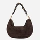 Torebka hobo damska zamszowa Gianni Chiarini BS-12691-CM-PL-974 Ciemnobrązowa (800070361185) - obraz 3