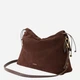 Torebka hobo damska zamszowa Coccinelle E1V9G130301-W20 Ciemnobrązowa (800070363541) - obraz 4