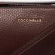 Torebka crossbody damska skórzana Coccinelle E1MD555B701-R49 Ciemnobrązowa (800070363647) - obraz 6