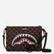Сумка крос-боді через плече зі штучної шкіри Sprayground 910B9307NSZ Коричнева (800070365365) - зображення 1