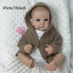 Лялька Реборн 45 см вініловая, реалістичний пупс Doll Reborn К0100809 - зображення 4