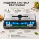 Вакууматор для їжі, продуктів - сенсорний вакуматор з вбудованим різаком - побутовий автоматичний вакуумний пакувальник, запайщик пакетів для їжі, сухих та вологих продуктів, м'яса, сувіду | Панель українською + 50 вакуумних пакетів | Fresh Way AP-50 - изображение 2