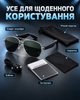 Смарт-окуляри Bluetooth з AI-перекладом і навушниками, сріблясті - зображення 3