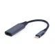 Переходник Gembird USB Type-C – HDMI 15 см Gray (8716309121354) - изображение 1