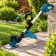 Аккумуляторный триммер PROFI-TEC 20В с аккумулятором 1×PT2040MP 4,0 А·ч, ножницы-кусторез для травы и кустов, садовый инструмент (0206TGP/ОІІІTHP) - изображение 3