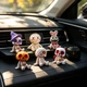 Набор фигурок из 6шт в стиле "Halloween" миниатюрные (33x25mm) универсальные многоразовые для украшения - изображение 6