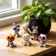 Набор фигурок из 6шт в стиле "Halloween" миниатюрные (33x25mm) универсальные многоразовые для украшения - изображение 8