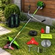 Мотокоса бензиновая PROFI-TEC PRO 2,3 кВт 52 см³, триммер, кусторез для травы, сада и участка, 3-лопастной нож, диск, леска (OOZ5-TP) - изображение 1