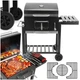 Grill węglowy Springos BQ0028, kolor czarny (5908455311212) - obraz 2