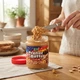 Арахісова паста Gina Peanut Butter Кранч 350 г хрустка горіхова з шматочками обсмаженого арахісу солодка для тостів бутербродів сніданків десертів випічки начинок смузі скляна банка - зображення 7