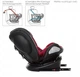 Автокрісло El Camino ME 1045 EVOLUTION 360⁰ Royal Red (група 0+/1-2-3, isofix, поворот 360⁰, червоний - зображення 3