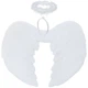 Крылья ангела Ruhhy 2 шт 45 x 35 см с нимбом White (5900779959385) - изображение 1