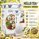 Чай травяной Hello Tea Ромашка Фенхель без кофеина с мятой корицей куркумой имбирем бадьяном апельсиновой цедрой - изображение 2