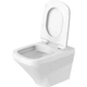 Подвесной унитаз DURAVIT DURASTYLE 540x370 прямоугольный, с сидением, белый (2551090000+006379000) - изображение 4