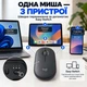 Бездротова Bluetooth миша Logitech Pebble Mouse 2 M350s 4000 DPI Multi-Device, графітова - изображение 3