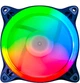 Набір вентиляторів Performa Aardwolf 120 мм RGB + Hub + ДУ (APF-120RAINBOW-KIT) - зображення 3