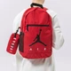 Рюкзак спортивный 17 л вмещает формат А4 Jordan Jan Air School Backpack 9B0503-R78 Красный (195243831906) - изображение 2