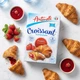 Круассаны Antonelli Croissant Strawberry с клубничной начинкой 250 г 5 шт. по 50 г сладкая выпечка с фруктовым вкусом для завтрака и перекуса - изображение 5