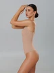 Боди-белье женское больших размеров Giulia Body String Shapewear L/XL Бежевое (4823116934757) - изображение 2