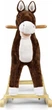 Koń na biegunach Milly Mally Teddy Ciemnobrązowy (5907090701402) - obraz 3