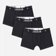Набор трусов боксеров мужских Jordan Mens 3Pk Flight Cotton Trunk JM0891-023 3 шт S Черный (196608960782) - изображение 1