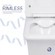 Унитаз-компакт Qtap Kalao безободковый с сиденьем Soft-close QT08221213AW - изображение 5