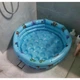 Детский надувной бассейн с мягким дном 80×30 см голубой - изображение 4