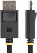 Kabel StarTech DisplayPort 2.1 DP40 2 m Black (DP21-2M-DP40-CABLE) - obraz 2