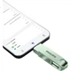 Флеш-накопитель PHILIPS 32 ГБ Type-C USB 3.2 с двойным интерфейсом, 61UT-D, мятно-зеленый, высокоскоростное чтение и запись, прочный USB-накопитель для бизнеса, офиса и учебы. - изображение 2