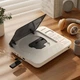 PHILIPS EXP5608WT Модний CD-програвач, портативна настільна аудіосистема CD, двосторонній Bluetooth-програвач CD, подарунок для хлопця, стереодинамік для музичного альбому, білий - изображение 5