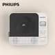PHILIPS EXP5608WT Модний CD-програвач, портативна настільна аудіосистема CD, двосторонній Bluetooth-програвач CD, подарунок для хлопця, стереодинамік для музичного альбому, білий - изображение 9