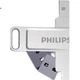 Флеш-накопичувач PHILIPS 64 ГБ типу C USB 3.2 з двома інтерфейсами для телефону, високошвидкісний USB-накопичувач 61UT-F з двома головками, сумісний з Android, Apple та ноутбуками - изображение 3