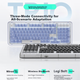 Бездротова механічна клавіатура Logitech ALTO KEYS K98M Plus Custom White (біла) - изображение 8