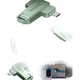 Флеш-накопичувач PHILIPS 128 ГБ Type-C USB 3.2 з двома інтерфейсами для телефону, 61UT-D, м'ятно-зелений, високошвидкісне читання та запис, міцний флеш-накопичувач для бізнесу, офісу та навчання - изображение 3