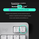 Комплект Logitech M550+K848: офисная клавиатура и мышь с Bluetooth, беспроводная мышь, цифровая клавиатура для бизнеса и ноутбука, набор из 99 клавиш. - изображение 7
