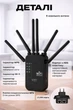 Усилитель Wi-Fi сигнала 6 антенн репитер беспроводной 2.4 GHz WiFi усилитель интернета для дома квартиры офиса - изображение 2