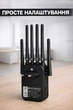 Усилитель Wi-Fi сигнала 6 антенн репитер беспроводной 2.4 GHz WiFi усилитель интернета для дома квартиры офиса - изображение 3