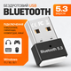 Bluetooth адаптер для ПК USB 5.3 блютуз адаптер для компьютера ноутбука Bluetooth-адаптер блютус приемник передатчик модуль донгл для наушников геймпада клавиатуры мыши Windows 11 10 8.1 PAVLYSH DL33 - изображение 2