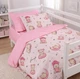 Простирадло MirSon King Size 220x240 см Kids Time 17-0919 Pink Moon Бязь (2200012569870) - зображення 3