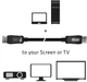 Kabel Club 3D DisplayPort 1.4 2 m Black (CAC-2068) - obraz 5