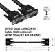 Kabel Club 3D DVI-D - DVI-D Dual Link 10 m Black (CAC-1220) - obraz 3